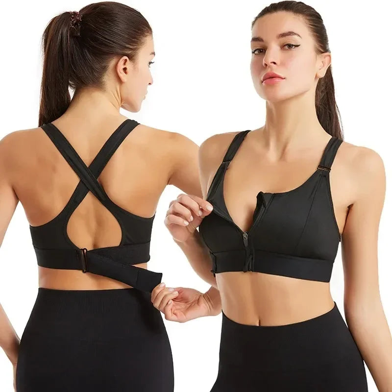 LAST DAY SALE 80% OFF- Pack Of-3 Light Weight Fitness Cross Padded Sport Bra