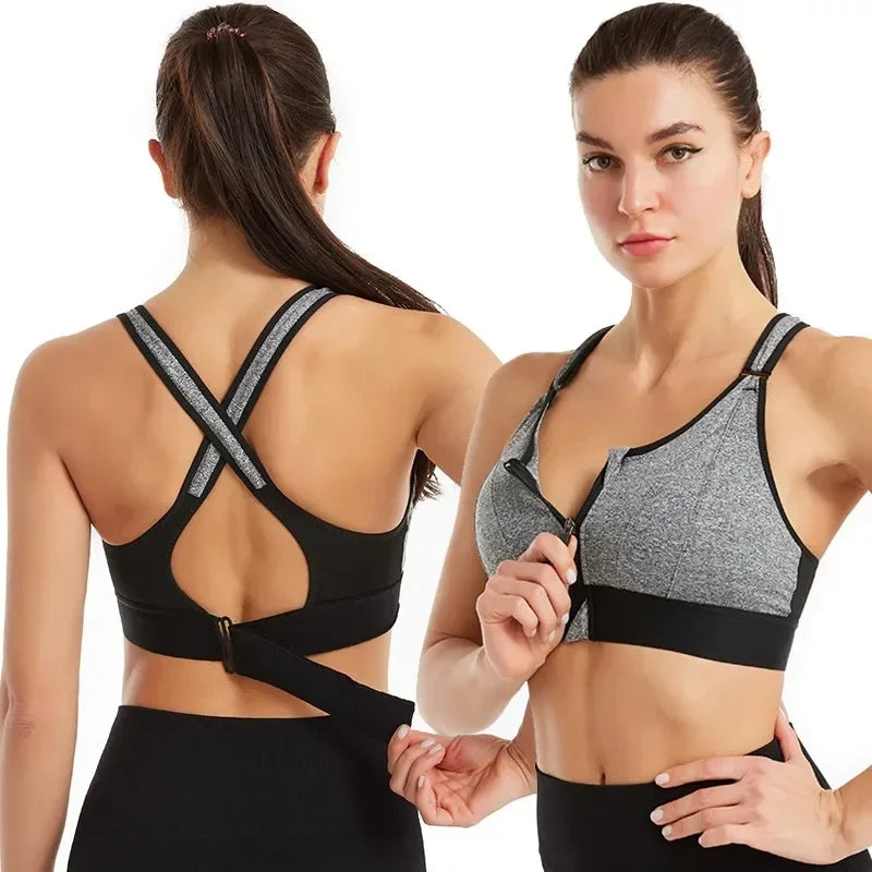 LAST DAY SALE 80% OFF- Pack Of-3 Light Weight Fitness Cross Padded Sport Bra