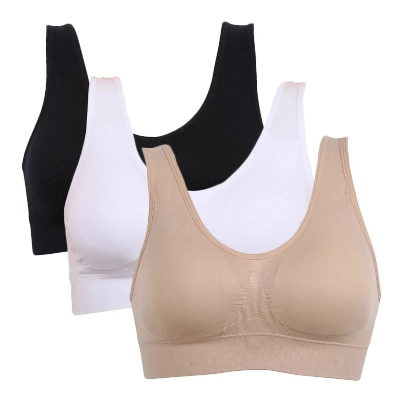 Seamless  Women Sports Lightly Air Bra Pack Of 3